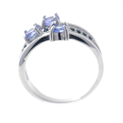 Anillo de Plata de Ley 925 y Multigemas
