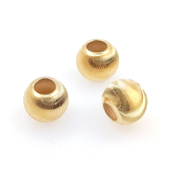 DIY 1 Gramo Abalorio Bola de plata 925 bañada en rodio blanco, oro amarillo o oro rosa.