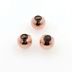DIY 1 gramo Abalorio bola con silicona en plata 925 bañada en rodio 5, 4, 3  mm